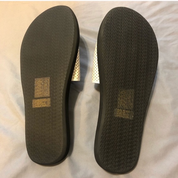 MICHAEL KORS white logo slide sandals - Picture 5 of 6